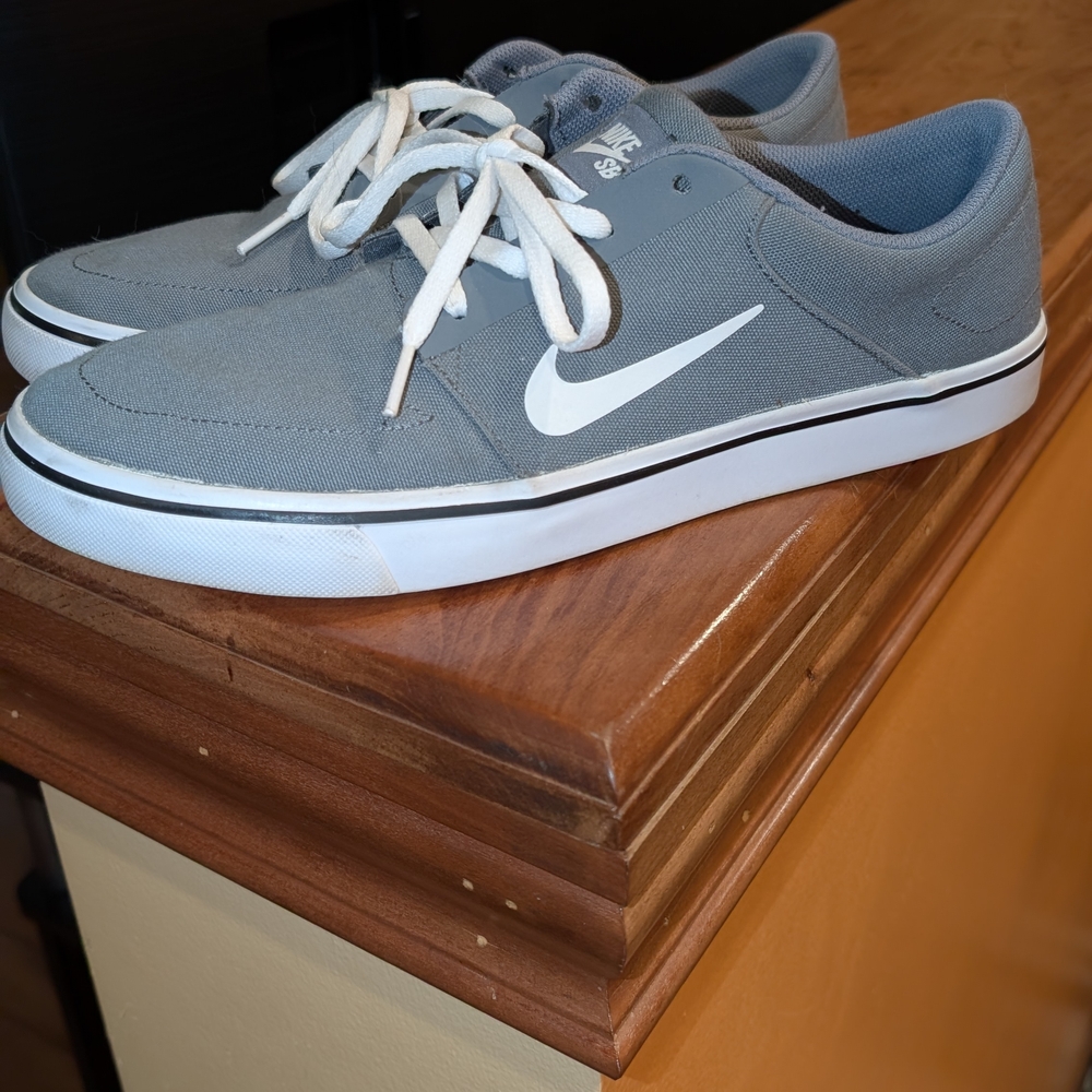 Nike Men's Gray Skate Shoes